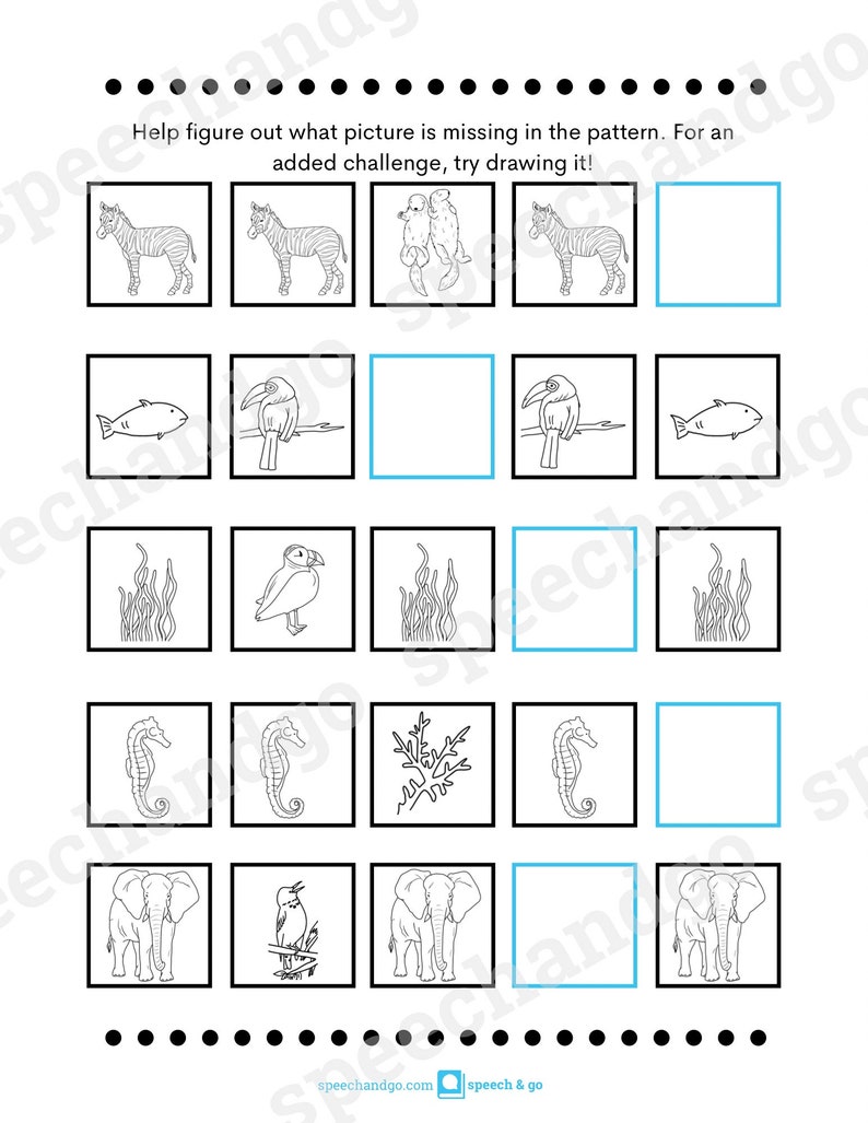 Animal Facts Printable Coloring & Activity Book Kids Coloring Pages Digital Instant Download image 9