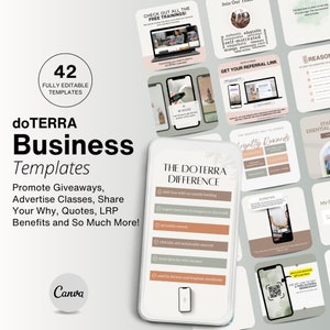 doTERRA Social Media Templates, doTERRA business, doTERRA Wellness Advocate, doTERRA posts, Essential Oil Posts