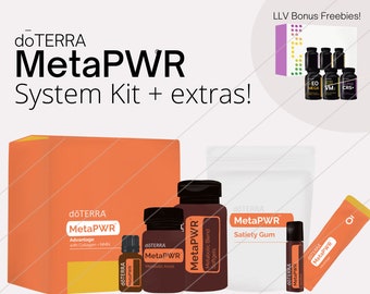 doTERRA MetaPWR System Kit with LLV, doTERRA Clipart, doTERRA Transparent Graphics, doTERRA Social Media Elements, Essential Oil Clip Art
