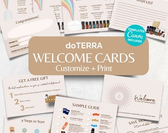 Download + Print Welcome Cards doTERRA New Member Welcome Package/Kit