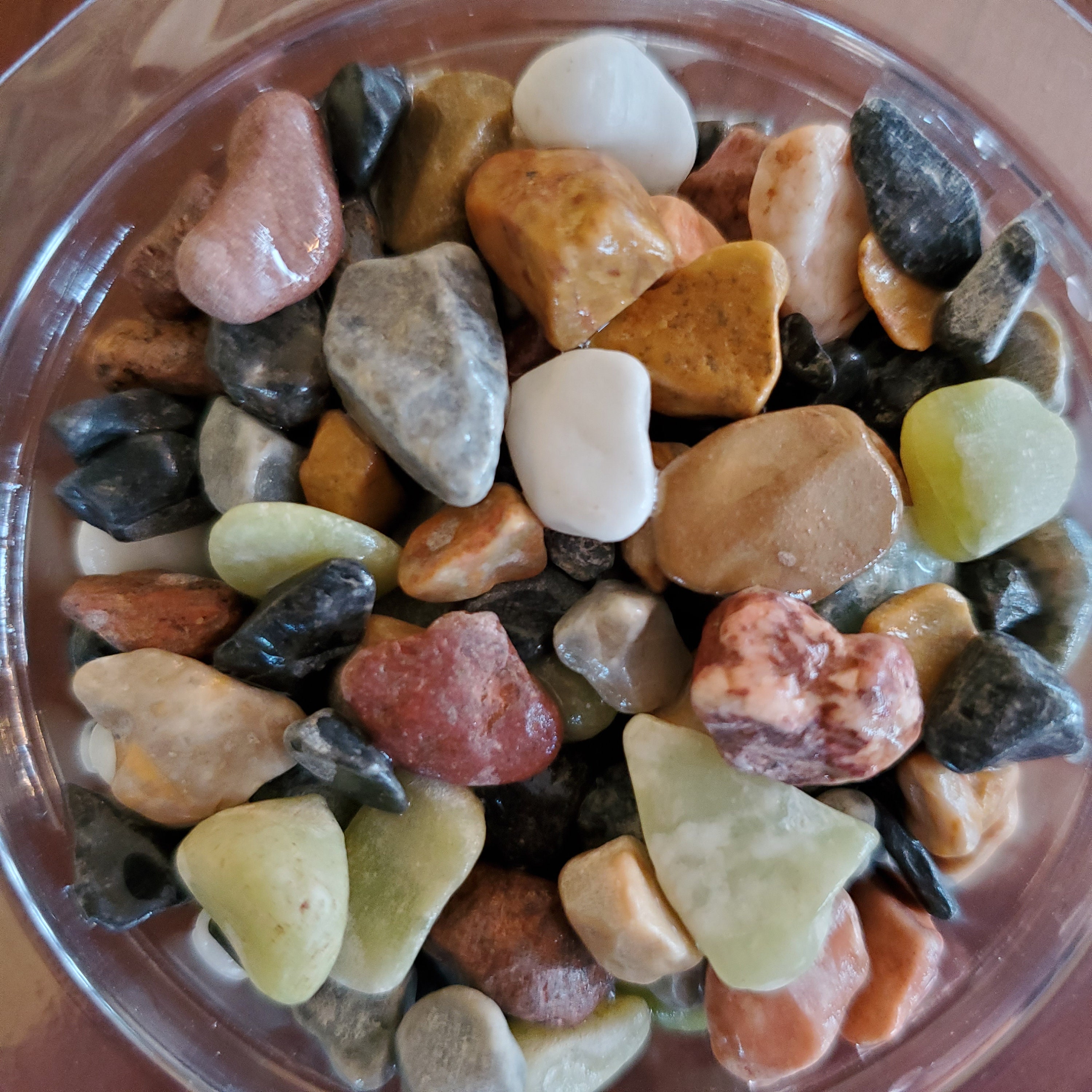 5 Pound Bag Of Decorative Mini River Rock Accent Stones Candles Vases Fountains 