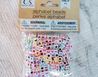 Alphabet beads cheap dollar tree