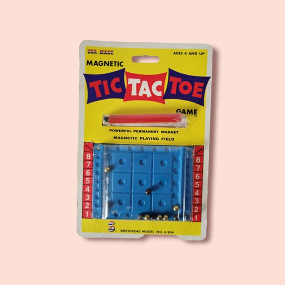 Vintage 1986 Smethport Tic Tac Toe Board Travel Car Etsy