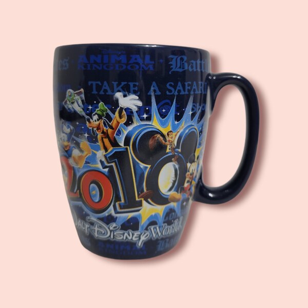 2010 Walt Disney World Blue Coffee Mug