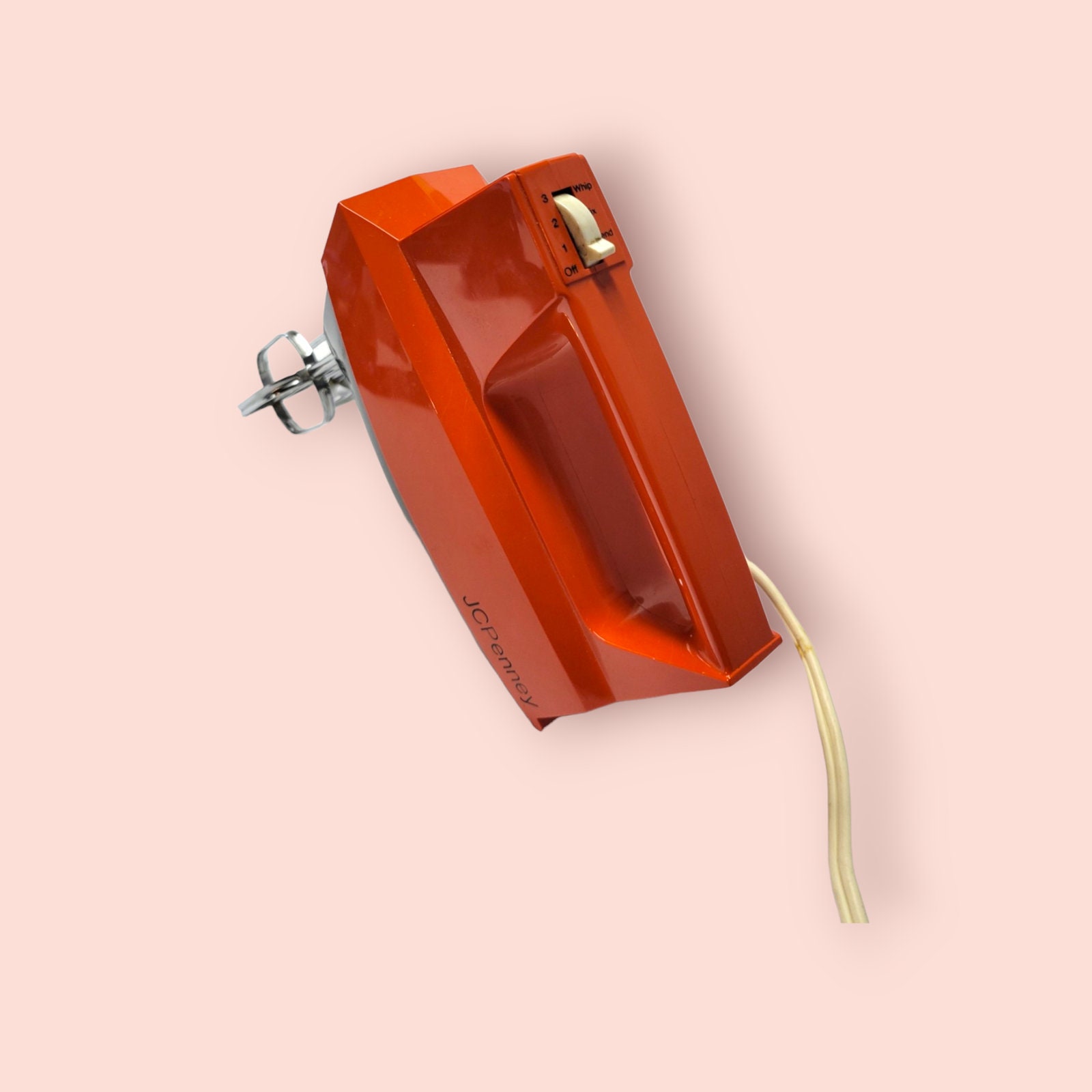 Vintage Red Jcpenney Hand Mixer Model 5171 Etsy