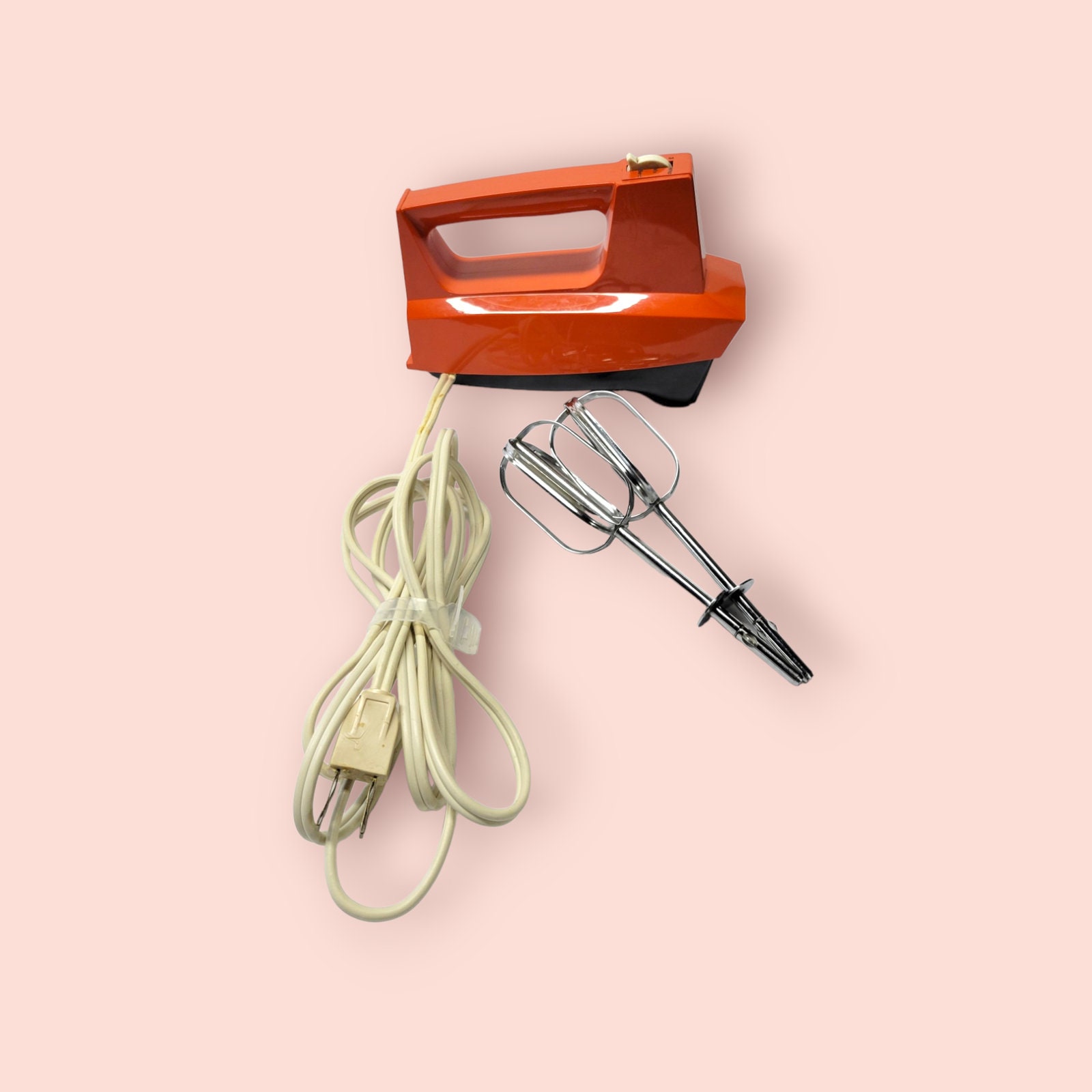 Vintage Red Jcpenney Hand Mixer Model 5171 Etsy