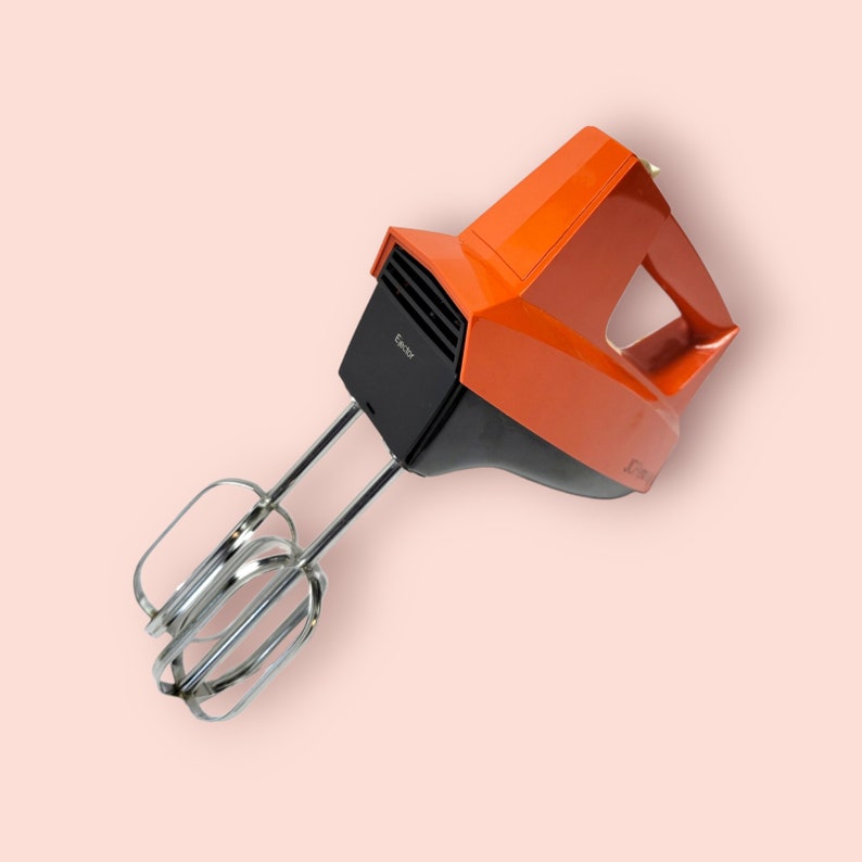 Vintage Red Jcpenney Hand Mixer Model 5171 Etsy