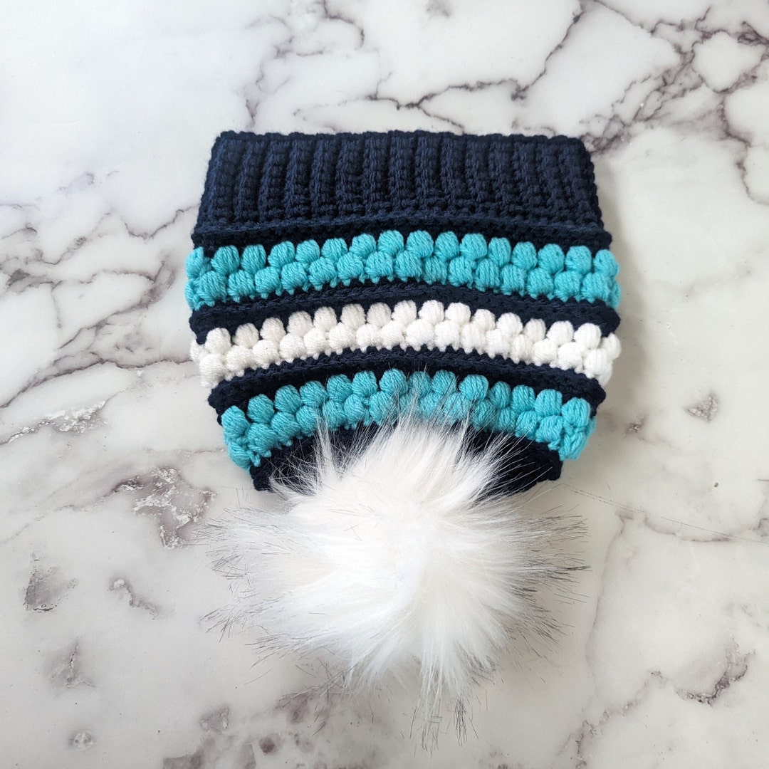 Seattle Kraken Crochet Hat Crochet Hat Toque Kraken Crochet