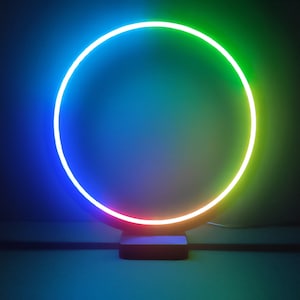 10" Bluetooth Controlled LED Circle Lamp (ARGBW)