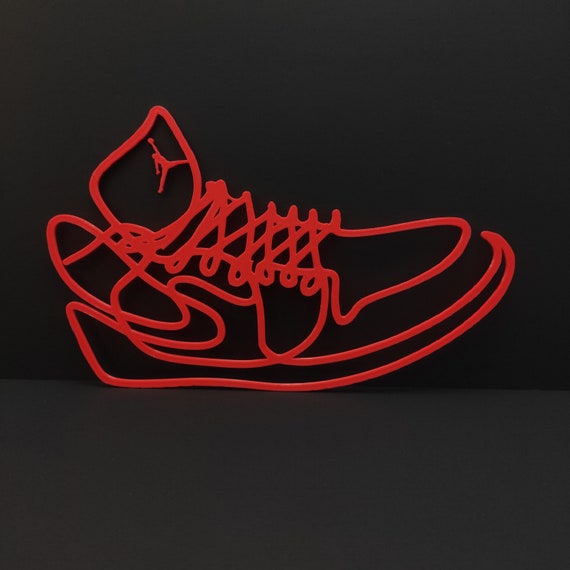 Retro Air Jordan 1 Wall Art 2 Etsy