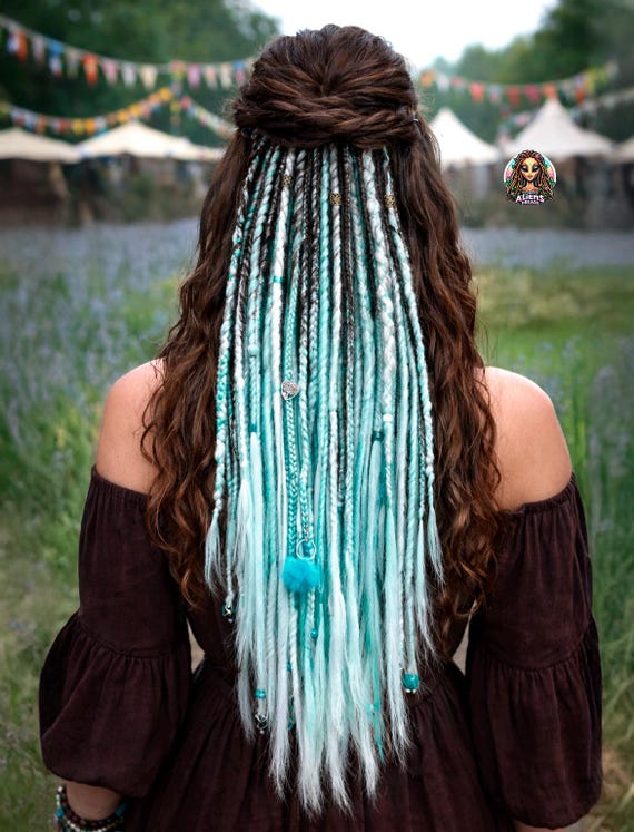 Ombré Dread Mix handmade Sylva Weave - Brushable curls for Celts ? Ombre dread  main image 3