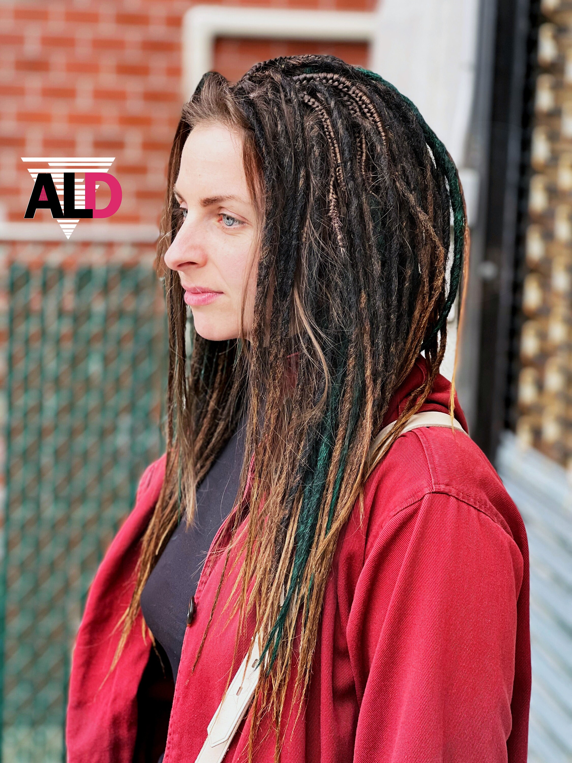 double ended dread extensions green ready to ship double ended dread extensions green ready to ship