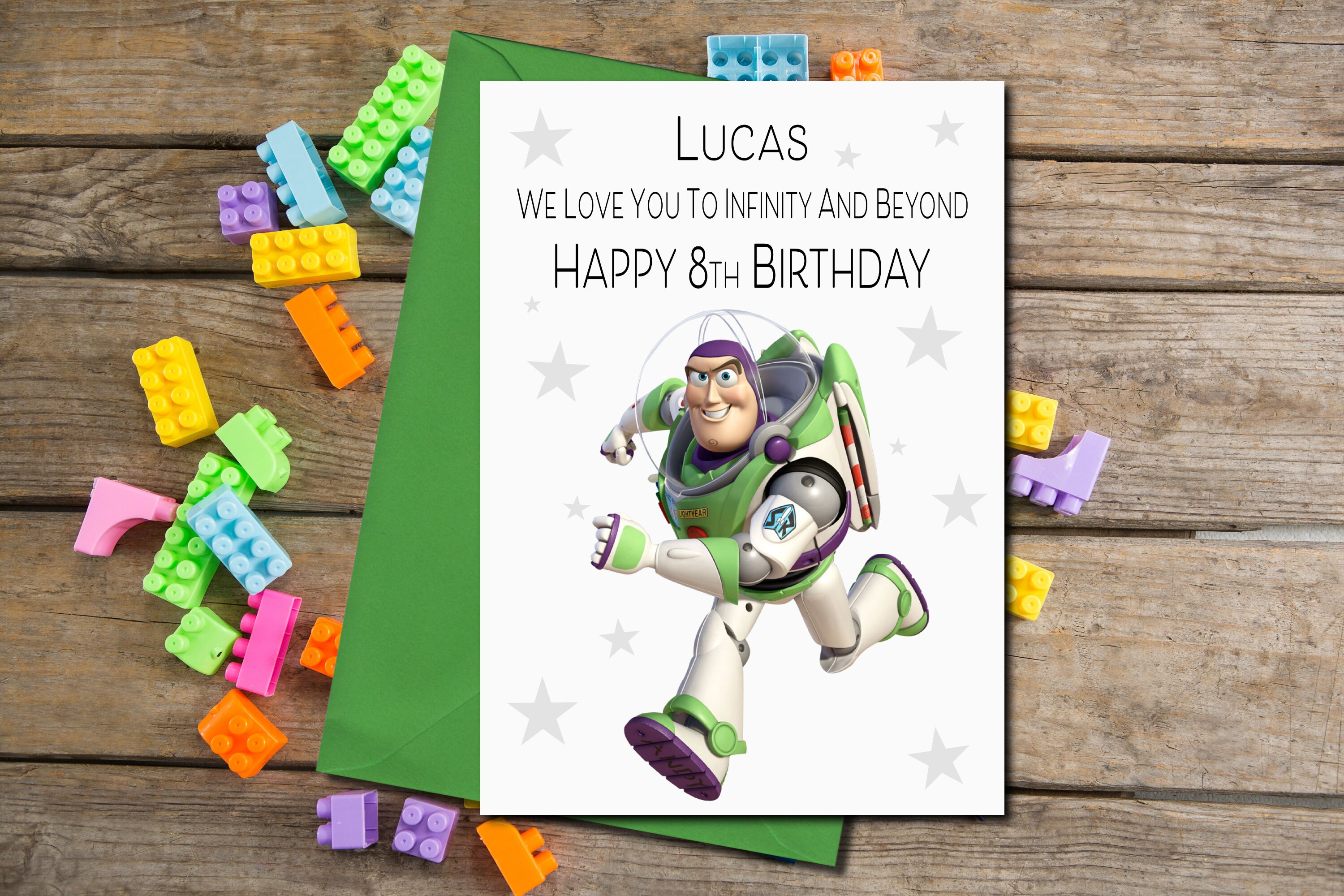 Personalised Toy Story Birthday Card Buzz Lightyear Birthday | Etsy