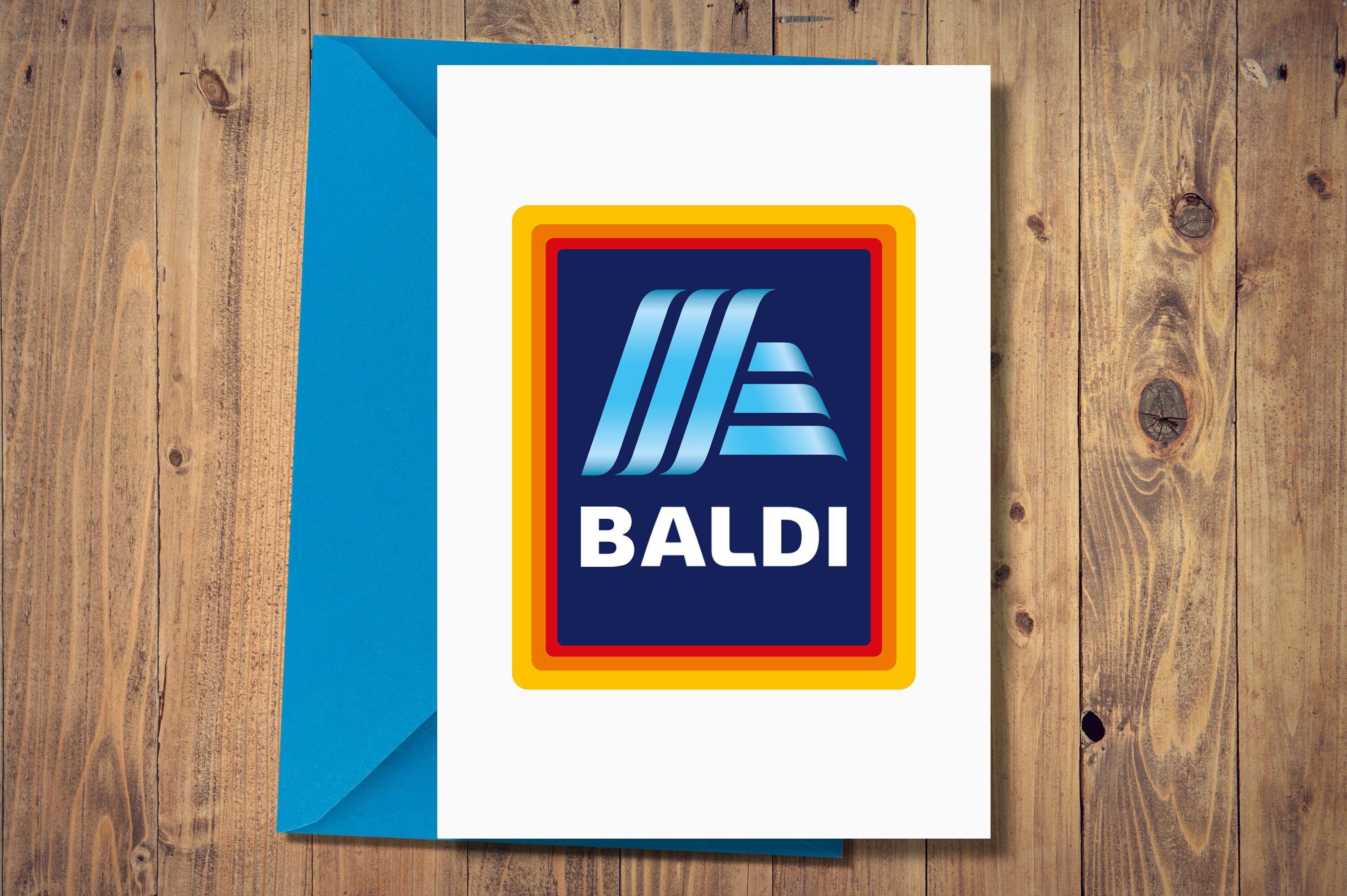 Baldi Birthday Card Aldi Birthday Card Cheap Birthday Card Etsy