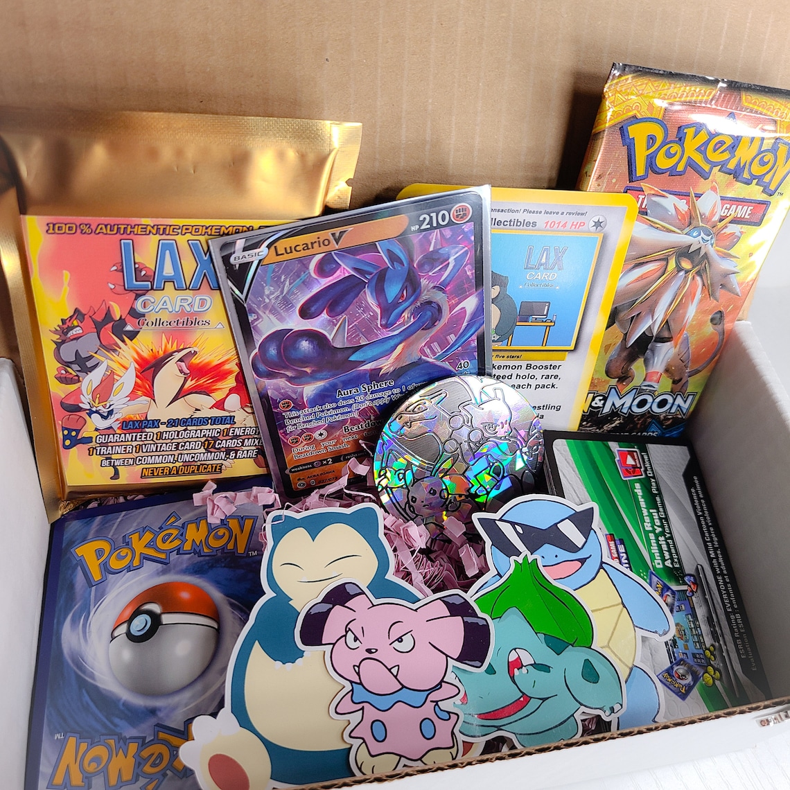 Pokemon Mystery Box Lax Box Authentic TCG Mystery Pack Etsy