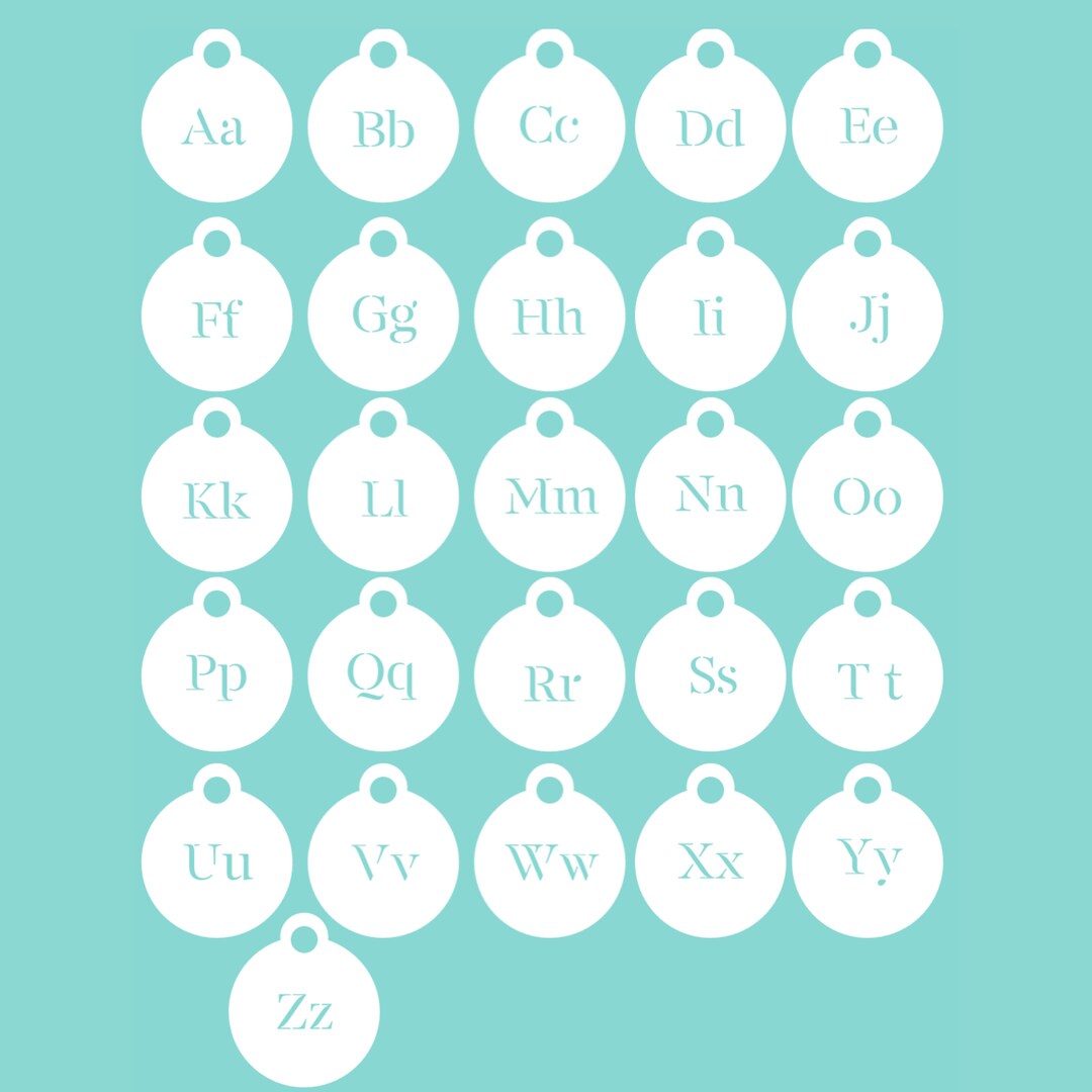 Alphabet Stencils ABC Stencils Alphabet Cookie Stencils Alphabet