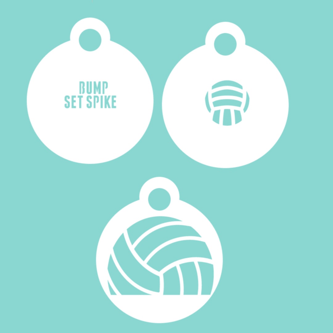 Volleyball Stencils Sport Stencils Birthday Stencils School Stencils ...