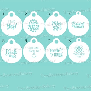 Bachelorette Stencils | Bride to be | Bride tribe | Bride Squad | Bride Crew | Bachelorette Party | Wedding stencils | Bridal Shower Gifts