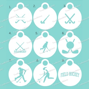 Feldhockey Schablonen | Feldhockey | Sport Schablonen | Lieber Feldhockey | Feldhockey-Trainer | Feldhockey Team | Feldhockey Kekse