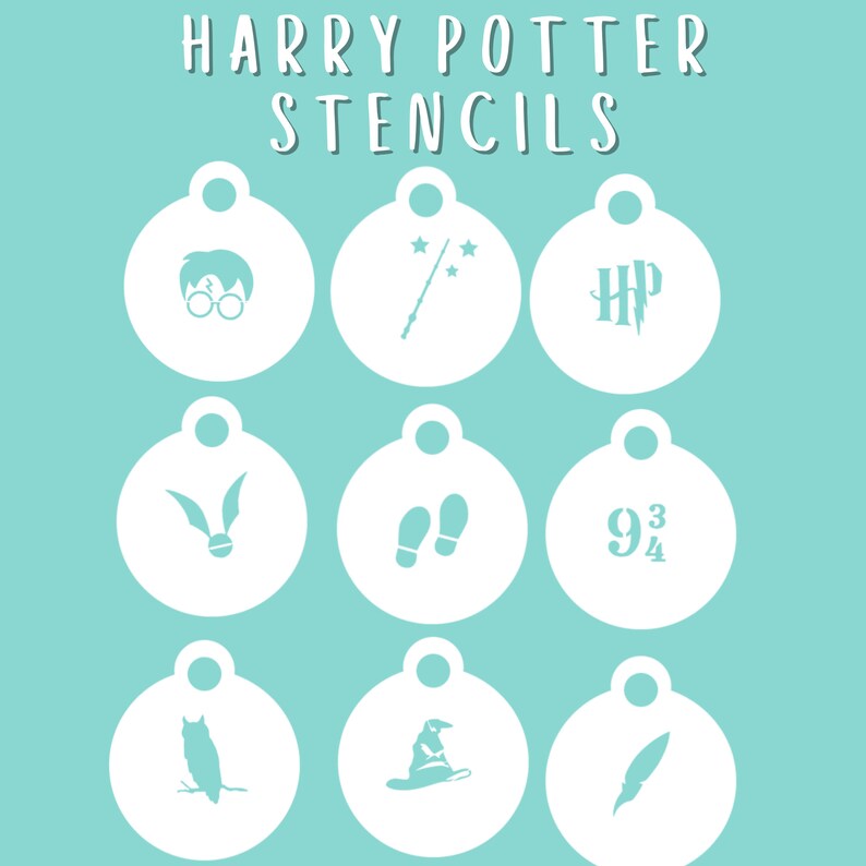 harry potter stencils for sorting high quality new hat baker macaron