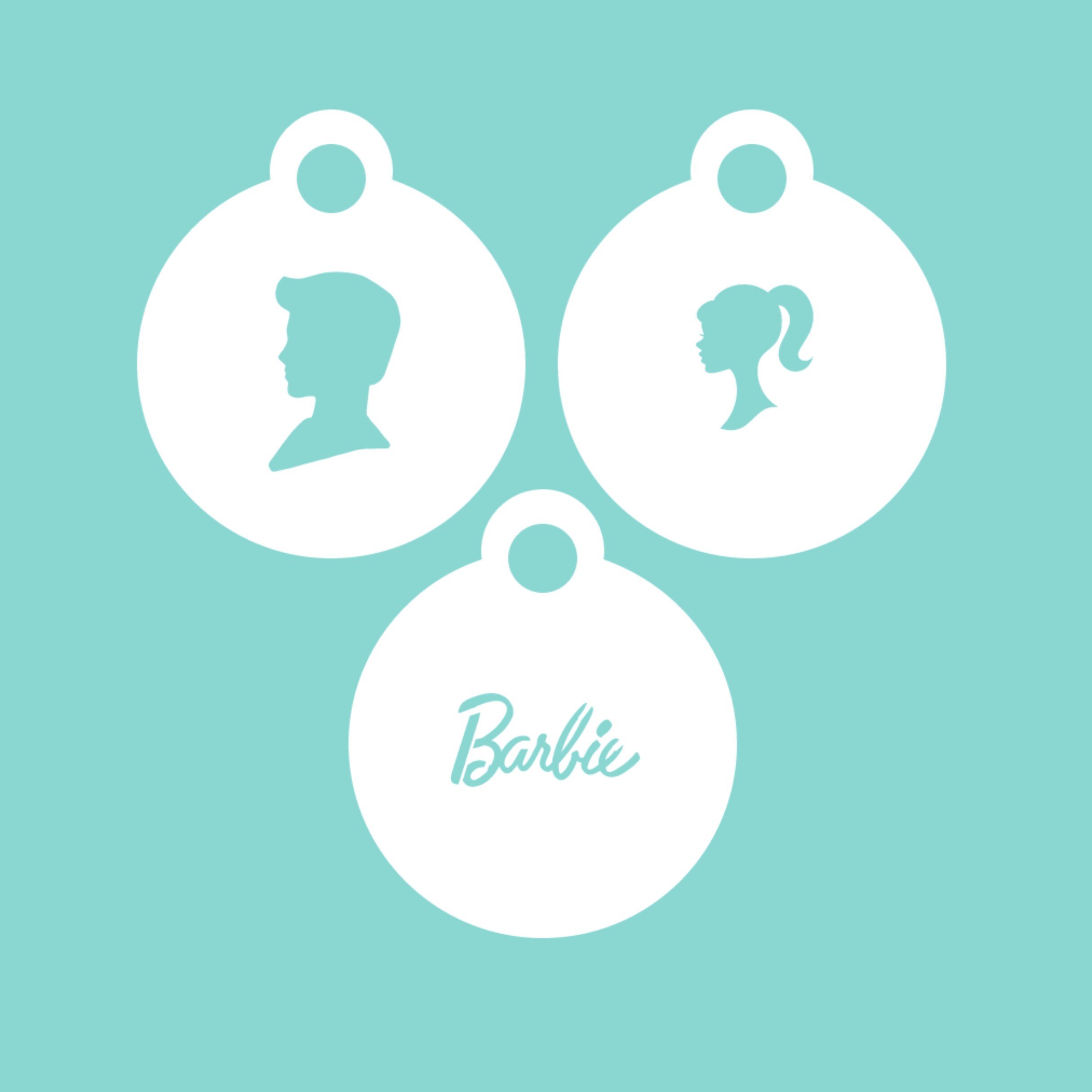 Barbie Stencils Birthday Stencils Silhouette Stencil - Etsy