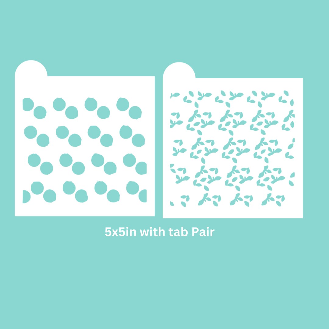 Lemon Stencils Stencil Genie Stencils Citrus Stencils Summertime Stencils Macaron Stencils