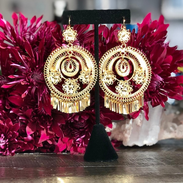 Mexican Folklorico Earrings Etsy