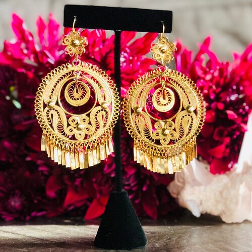 Folklorico Earrings Etsy