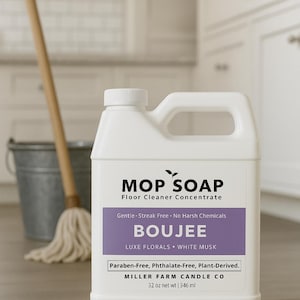 Scented Mop Soap, 32 oz: Safe for Sealed Floors, Concentrated