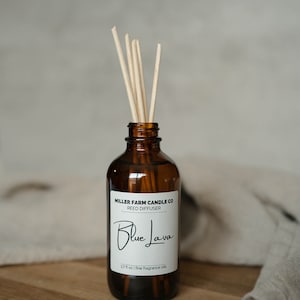 Scented Reed Diffuser: Long Lasting Home Fragrance, Handmade in USA