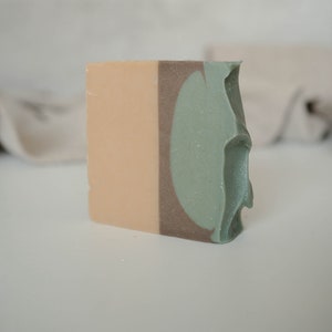 Woodland Goat Milk Soap – Evergreen Scented Bar with Eucalyptus & Cypress | Handmade Cold Process | Gift for Him or Her | 6 oz