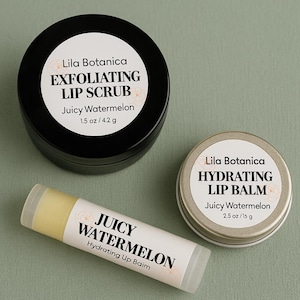 Lip Duo: Exfoliating Sugar Scrub & Hydrating Lip Balm