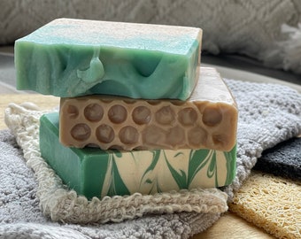 Goat Milk Soap 3 Bar Gift Set: Classic Scented Soap Bars