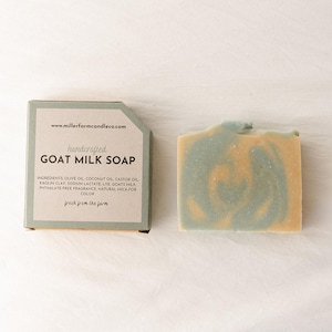 Eucalyptus Mint Goat Milk Soap: Handmade Cold Process, Artisan Made
