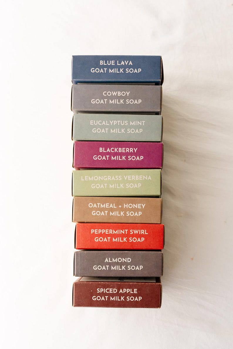 Goat Milk Soap 6 Bar Gift Set Classic Scent Bundle