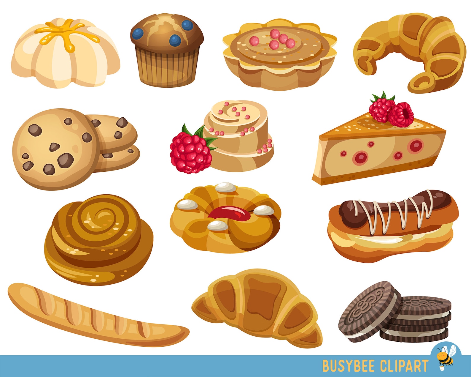 Bakery Clipart Sweet Treat Bakery Clip Art Breakfast Clipart Dessert