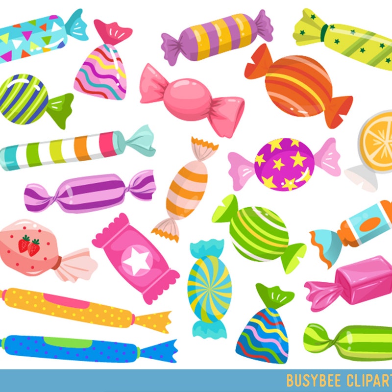 Candy Clipart - Etsy