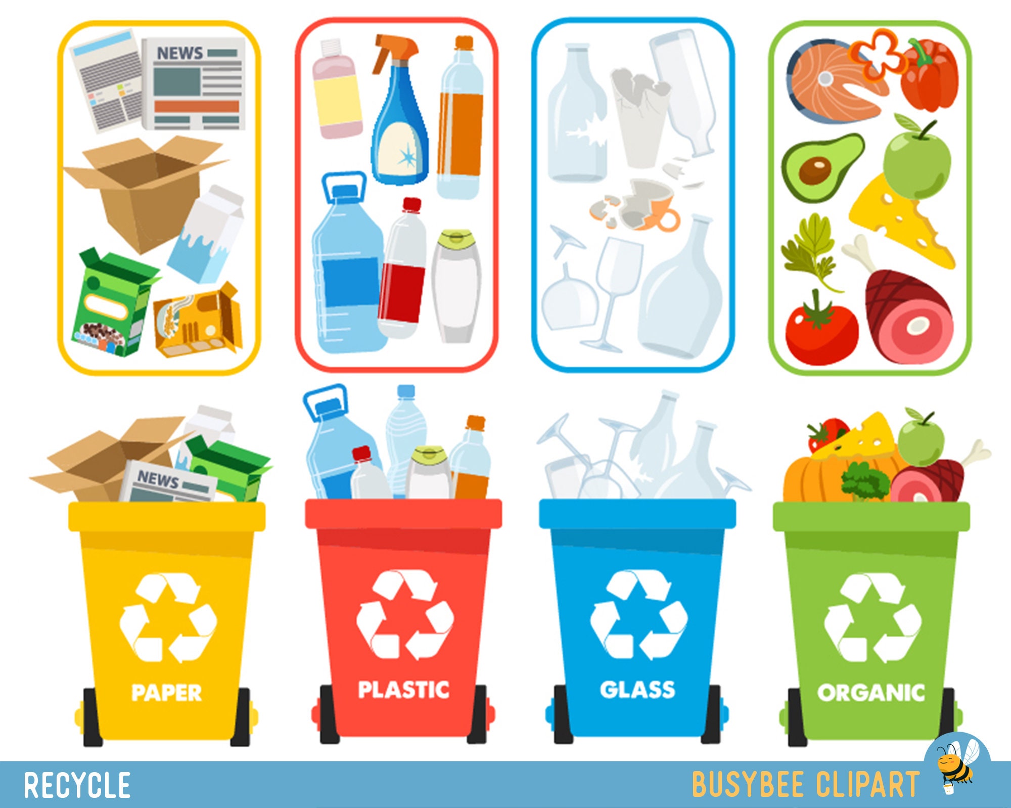 plastic recycling clipart images