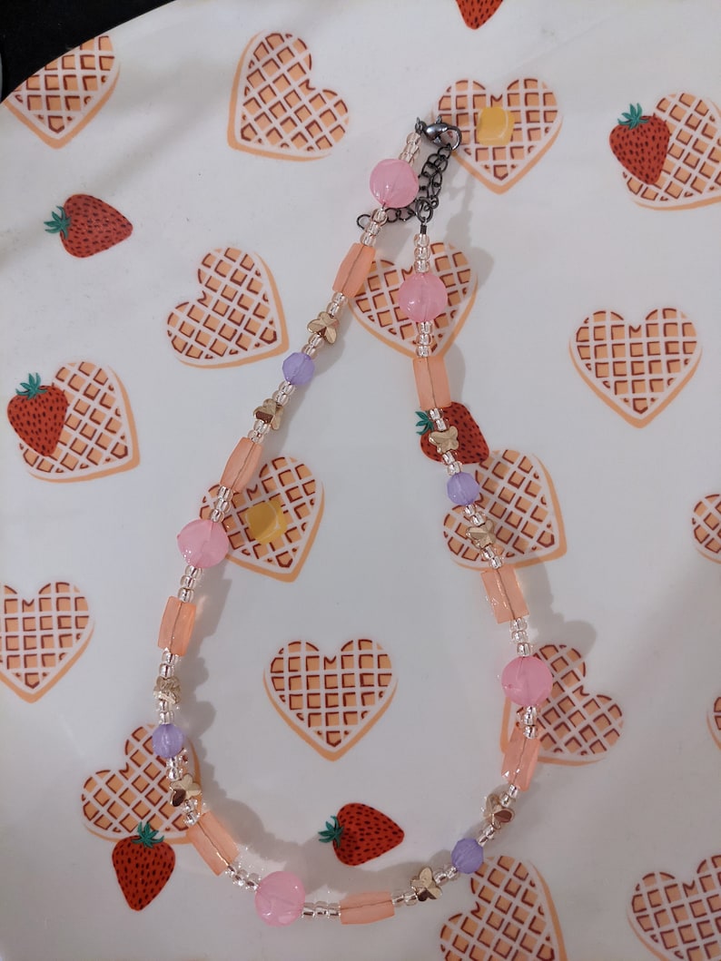 Butterfly Kisses Beaded Necklace