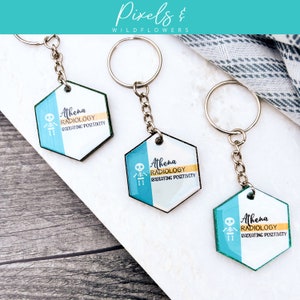 Holographic Faux Dosimeter Key Chain