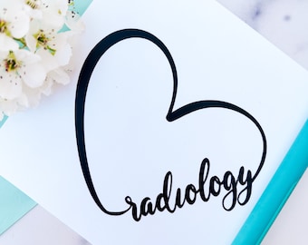 Radiology Love Decal