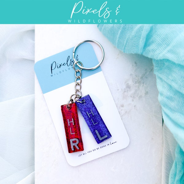 Xray Marker Key Chain - With Initials