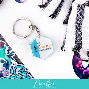 Radiologic Technology Week Dosimeter Key Chain Gift