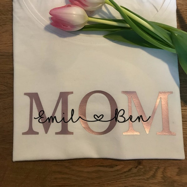 Iron-on picture Mom - Mother's Day - Gift - Father's Day - personalized - Mom - Mom - Dad - Dad - Grandpa - Grandma