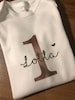 Ironing picture Birthday Name Age first second third fourth fifth sixth birthday - 1st birthday - Gift - Girl Boy