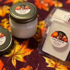 Long-burning soy wax candles & melts