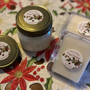 Long-burning soy wax candles & melts