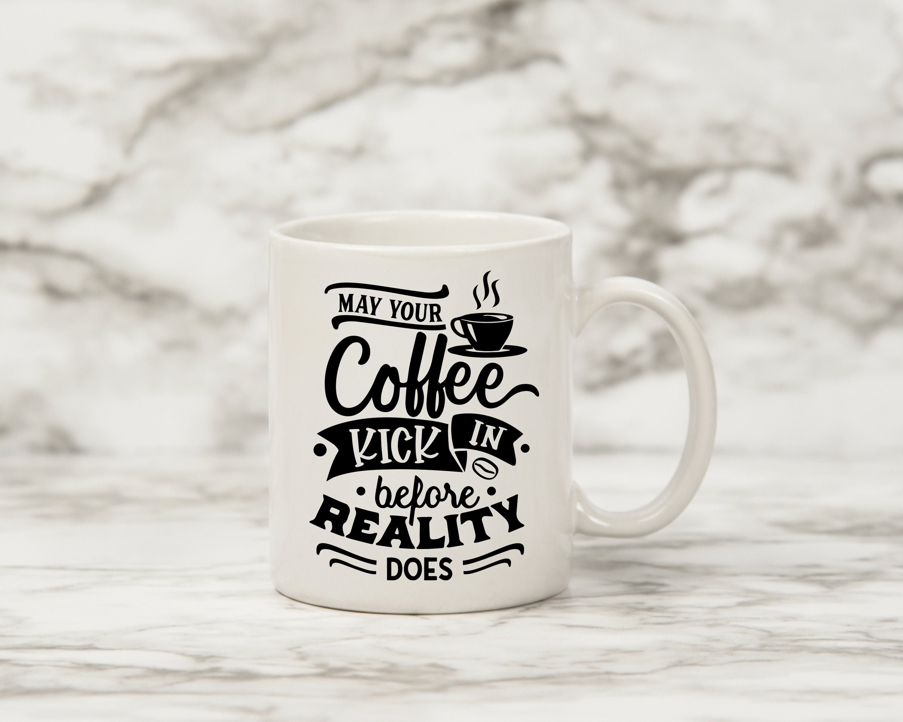May your coffee kick in before the reality does sarcastic Etsy