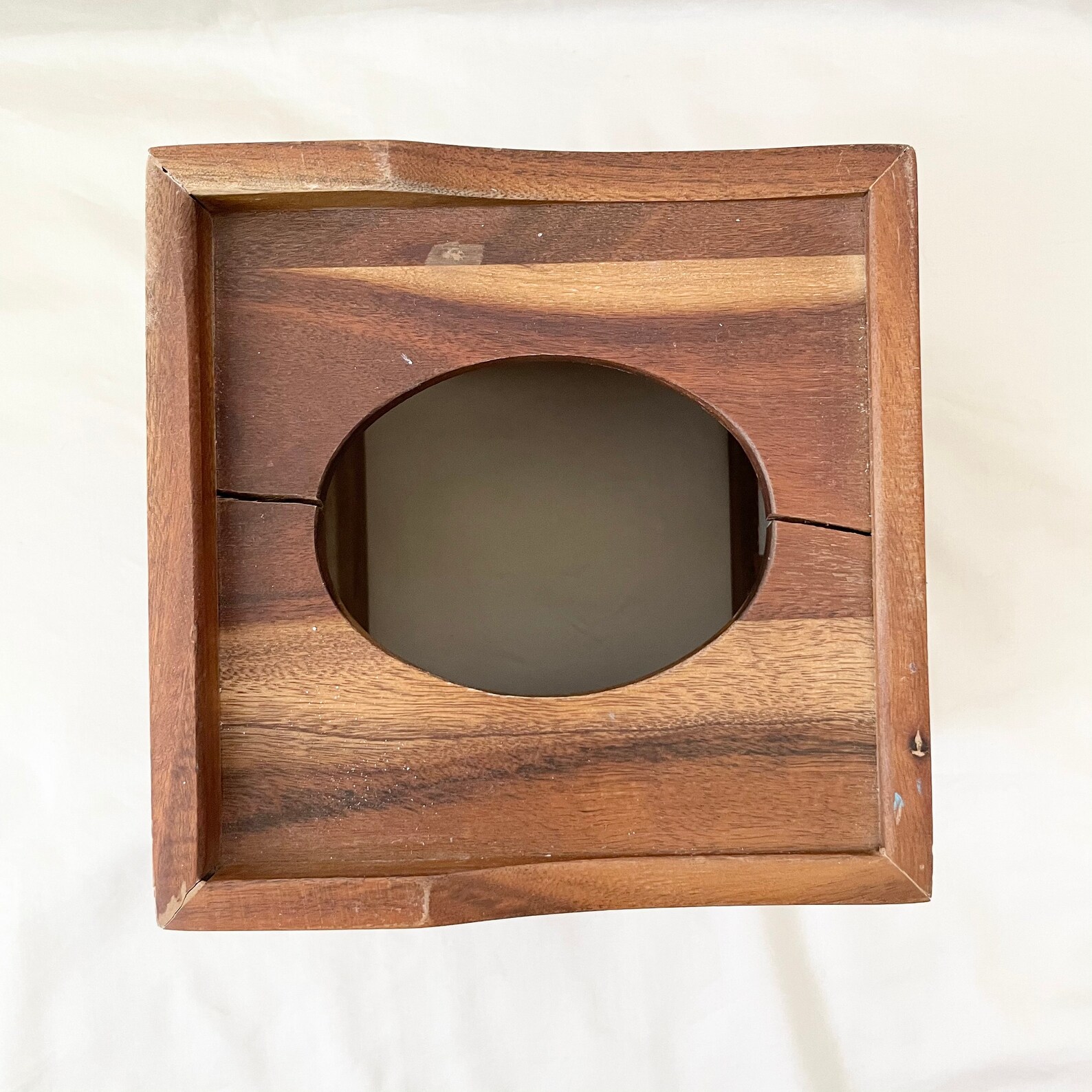 Acacia wooden tissue box holder Etsy