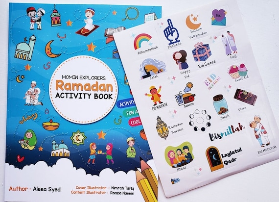 Ramadan activity Book, Islamic book for kids, calendar for kids, Ramadan crafts, Ramadan decorations, Islamic gift, Muslim kids Eid sale